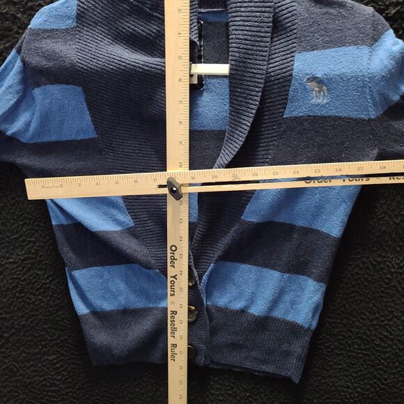 Abercrombie & Fitch Womens Sweater Multicolor Size S Cotton Blend Long Sleeve - Picture 3 of 12